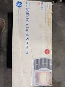 lot 235 image: GE Bath Fan, Light & Heater BELH5L - 70 CFM, 3.5 Sones
