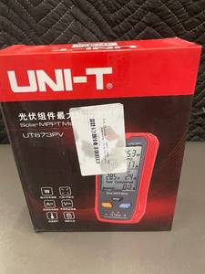 lot 4 image: UNI-T UT673PV Solar MPPT Meter - Solar Panel Tester
