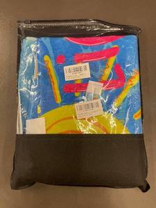 lot 12 image: Summer Door Mat - 18x30 in - Colorful Abstract Home Decor - Made in China