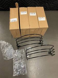 lot 32 image: lot of 4 two packs Metal Hat Rack for Baseball Caps