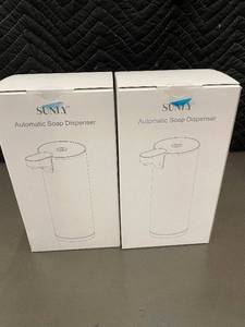 lot 82 image: Sunly Automatic Soap Dispenser X8-Foam 300ml - 2-Pack