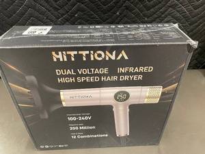 lot 91 image: Hittiona HD-3235 Dual Voltage Infrared High Speed Hair Dryer