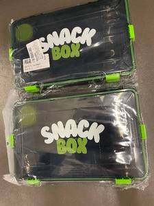 lot 97 image: Snack Box Travel - Airtight Portable Snack Containers (Lot of 2)