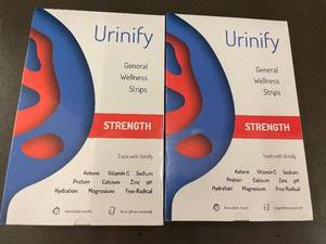 lot 120 image: Urinify Strength Urine Test Strips - General Wellness (6 StripsBox) X0030Q8NZ7 - 2-Pack