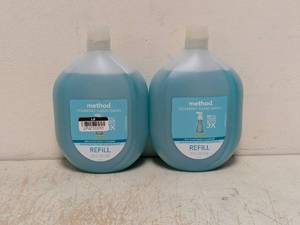 lot 83 image: (2) NEW METHOD FOAMING HAND WASH REFILL
