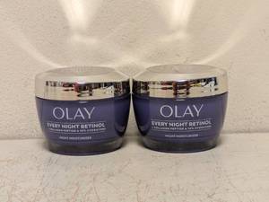 lot 85 image: (2) OLAY EVERY NIGHT RETINOL MOISTURIZER