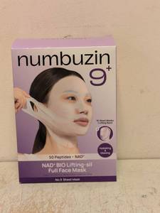 lot 92 image: NEW NUMBUZIN 9 NAD BIO LIFTING-SIL FULL FACE MASK