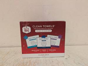 lot 48 image: NEW CLEAN SKIN CLUB CLEAN TOWELS ( THE GIFT OF CLEAN SKIN )