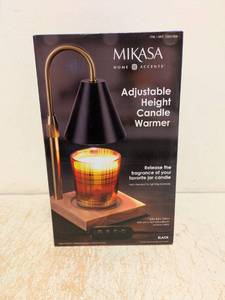 lot 122 image: NEW MIKASA HOME ACCENTS ADJUSTABLE HEIGHT CANDLE WARMER