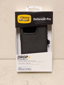 lot 126 image: NEW OTTERBOX DEFENDER PRO IPHONE 15 PRO PHONE CASE