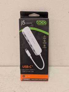 lot 131 image: J5 CREATE USB-C TO 4-PORT TYPE-C GEN 2 HUB