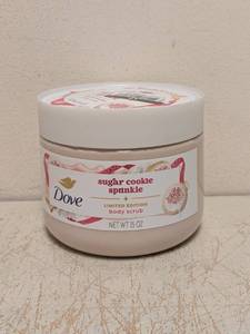 lot 63 image: NEW DOVE SUGAR COOKIE SPRINKLE LIMITED EDITION BODY SCRUB
