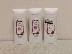 lot 120 image: (3) NEW DOVE HOT COCOA SWIRL DEODORANT