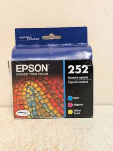 lot 136 image: NEW EPSON 252 STANDARD CAPACITY PRINTER INK
