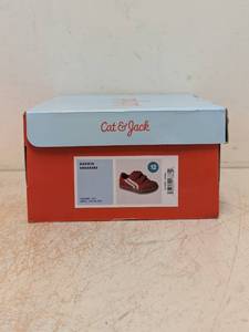 lot 148 image: NEW CAT & JACK KIDS DAKOTA SNEAKERS SIZE 12 RED