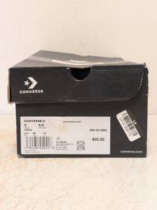 lot 152 image: NEW CONVERSE UNISEX (MENS 3 WOMENS 4.5) WHITE