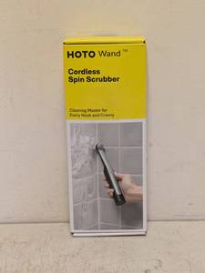 lot 189 image: NEW HOTO WAND CORDLESS SPIN SCRUBBER