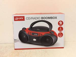 lot 206 image: NEW GPX CDRADIO BOOMBOX