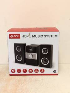 lot 207 image: NEW GPX HOME MUSIC SYSTEM