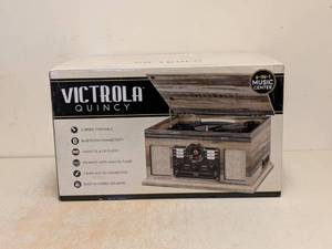 lot 208 image: NEW VICTORIA QUINCY 6-IN-1 MUSIC CENTER