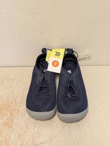 lot 164 image: NEW ALL IN MOTION KIDS SHOES NAVY BLUE SIZE 2