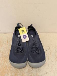 lot 166 image: NEW ALL IN MOTION KIDS SHOES SIZE 6 NAVY BLUE