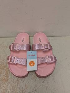 lot 167 image: NEW CAT & JACK KIDS SANDALS PINK