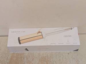 lot 213 image: NEW KRISTEN ESS HAIR 2 SOFT BEND CURLING IRON