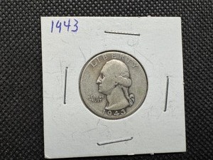 lot 56 image: 1943 Silver Washington Quarter