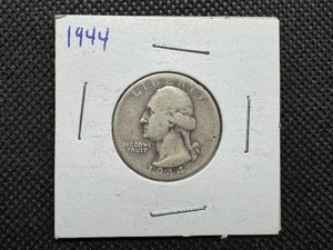 lot 58 image: 1944 Silver Washington Quarter
