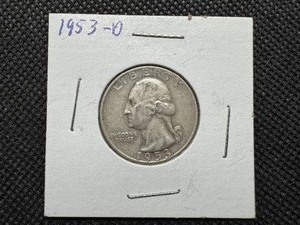 lot 69 image: 1953 D Silver Washington Quarter