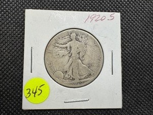 lot 19 image: 1920 S Silver Walking Liberty Half Dollar