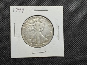 lot 28 image: 1944 Silver Walking Liberty Half Dollar