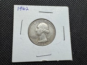 lot 78 image: 1962 Silver Washington Quarter