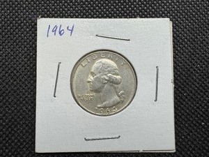 lot 81 image: 1964 Silver Washington Quarter