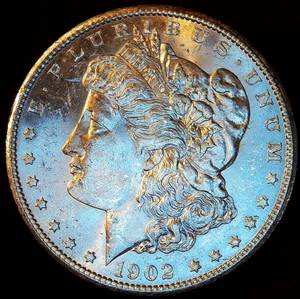 lot 10 image: Uncirculated 1902-O Morgan Silver Dollar, Original Surfaces