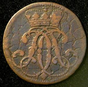 Scarce 1703 Bishopric of Munster 3 Pfennige, KM#130