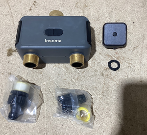 lot 119 image: Insoma 2 Zones Smart Water Timer Brass Inlet, Sprinkler Timer for Garden Hose, APP Remote Control WiFi Hose Timers with Gateway, Voice Control with Alexa, Rain Delay and Manual Mode for Yard Lawn Watering