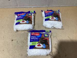 lot 129 image: LOT OF 3 O-Cedar Easy Wring Mop Refills (2 Packs)