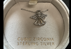 lot 50 image: MCYS Sterling Silver Lab Created Sapphire Necklace