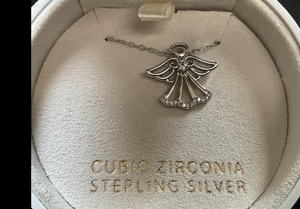 lot 132 image: MCYS Sterling Silver Lab Created Sapphire Necklace