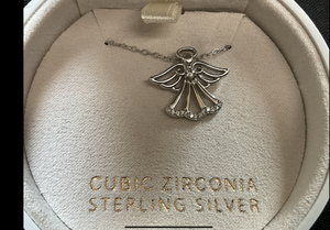 lot 136 image: MCYS Sterling Silver Lab Created Sapphire Necklace