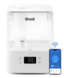lot 230 image: Levoit Classic 300S Ultrasonic Smart Humidifier White Cool Mist, No Filter, 300-500 sq. ft., Bedroom & Baby Use (Used)