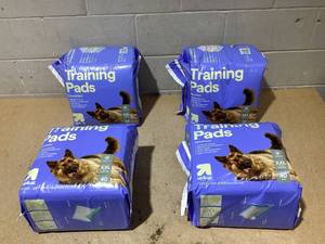 lot 154 image: LOT OF 4 up&up Training Pads Size XXL
