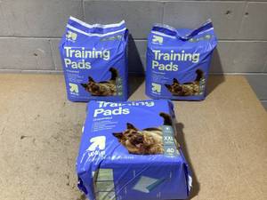 lot 155 image: LOT OF 3 up&up Training Pads Size XXL