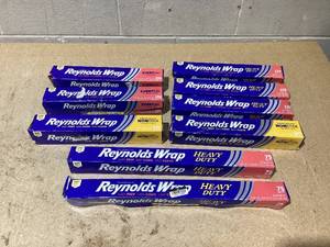 lot 157 image: LOT OF 9 Reynolds Wrap Aluminum Foil