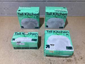 LOT OF 4 up&up Trash Bags