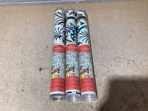 LOT OF 3 Fiesta Animals Peel and Stick Wallpaper Cream - Opalhouse designed with Jungalow Adhesive, Removable, Vinyl, Multicolor