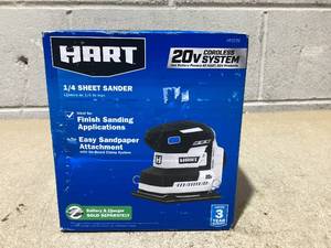 HART 20-Volt Cordless 14 Sheet Sander and Dust Bag (Battery & Charger Not Included)