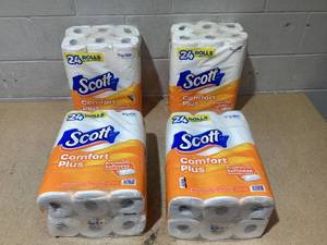 LOT OF 4 Scott Toilet Paper